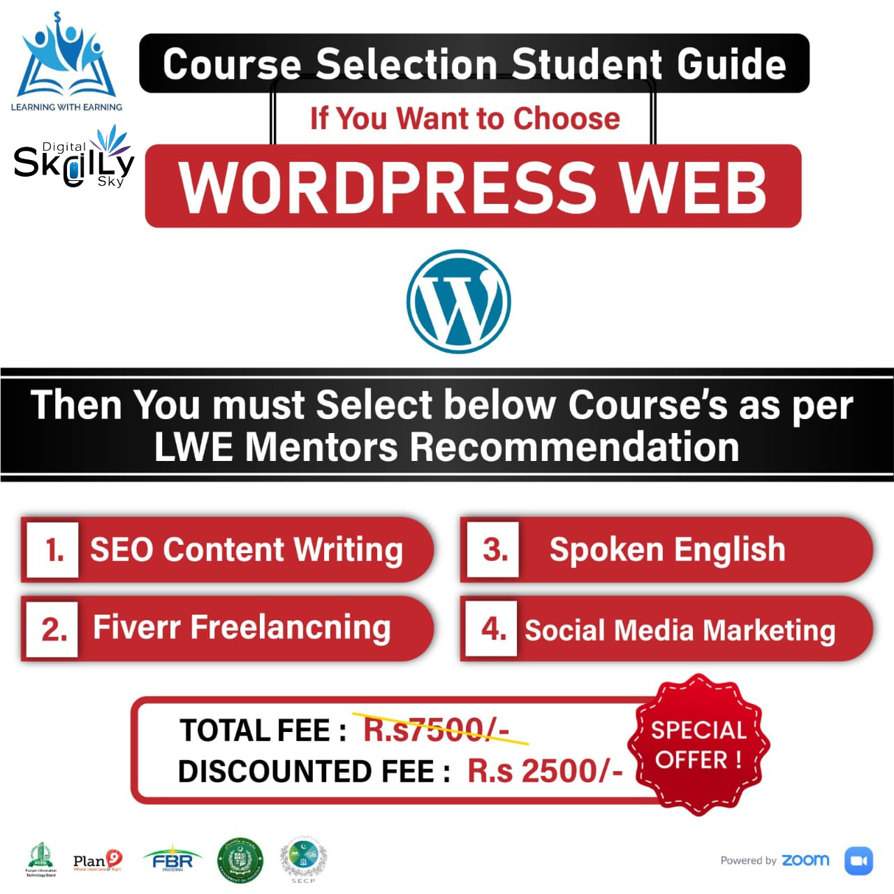 π Master web Development+ 4 Free Skills β Just Rs. 2500!