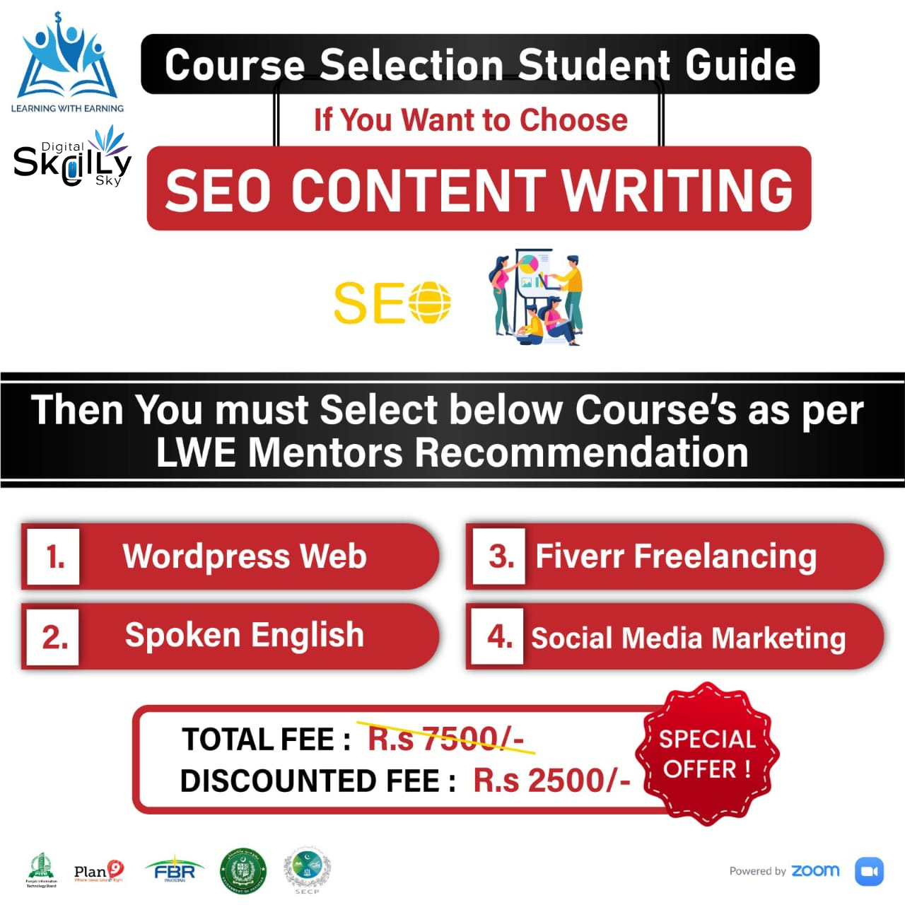 🔥 SEO Content Writing Bundle + 4 Free Skills – Only Rs. 2500!