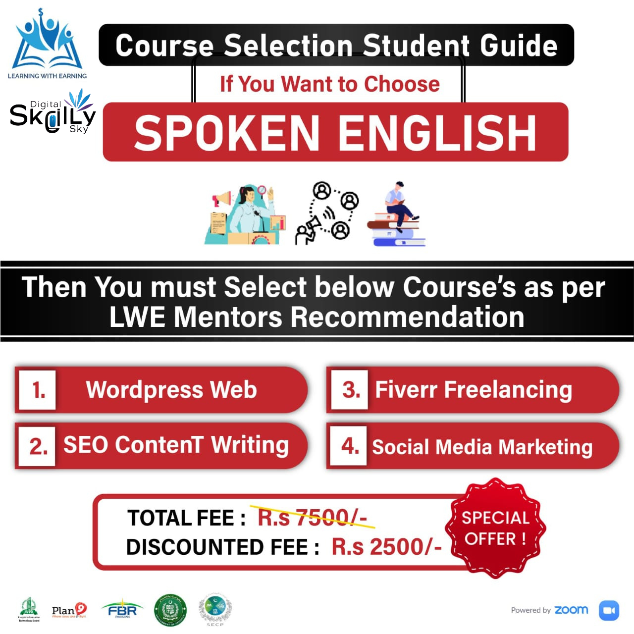 🖌 Master Spoken English+ 4 Free Skills – Just Rs. 2500!