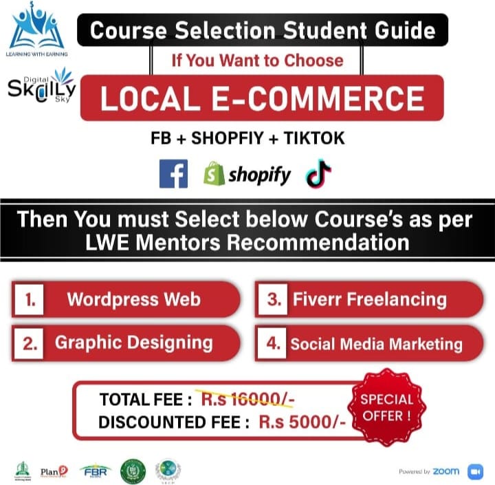Shopify Training + 4 Free Skill Courses — Only Rs. 5000 | Digital Skilly Sky