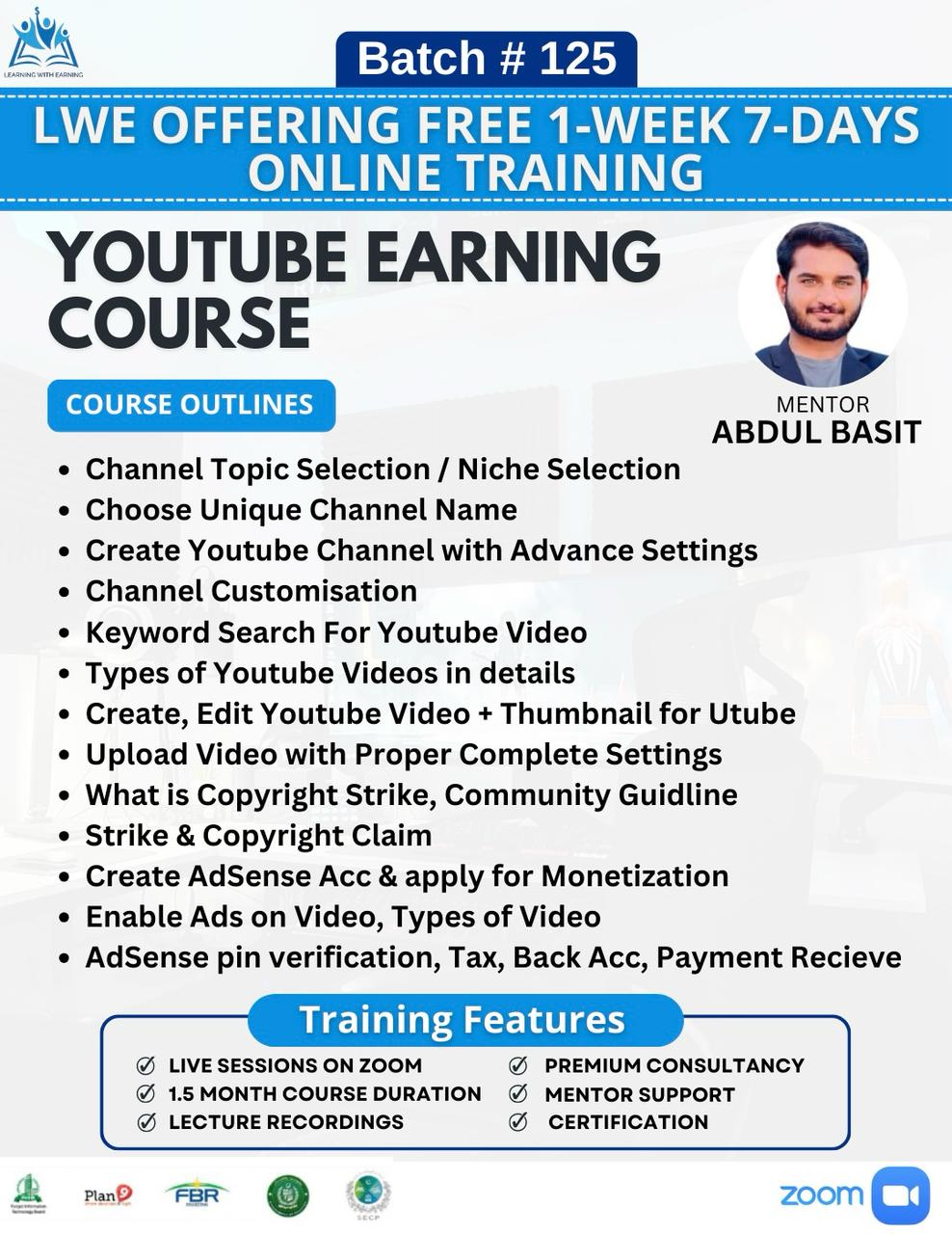 🎥 YouTube Earning Masterclass | Only Rs. 750