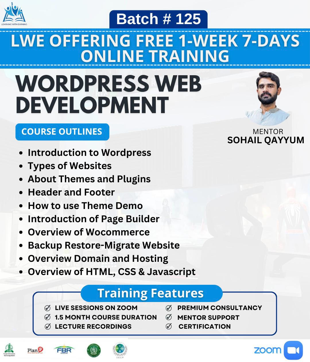 🌐 Master WordPress Web Development – Just Rs. 750! 💻🚀